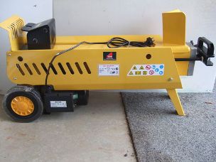 Electric log splitter